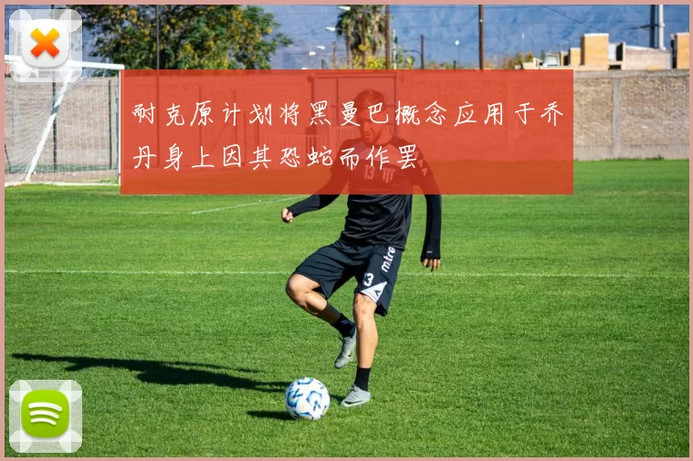 耐克原计划将黑曼巴概念应用于乔丹身上因其恐蛇而作罢